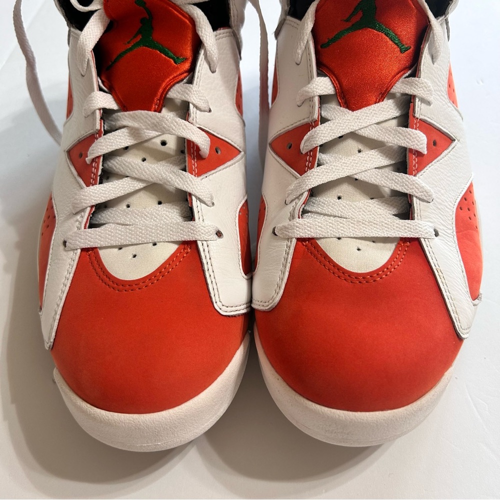 Air Jordan 6 Retro Gatorade Shoes Sneakers Like Mike Orange 384664-145 Sz 12 - Picture 4 of 13